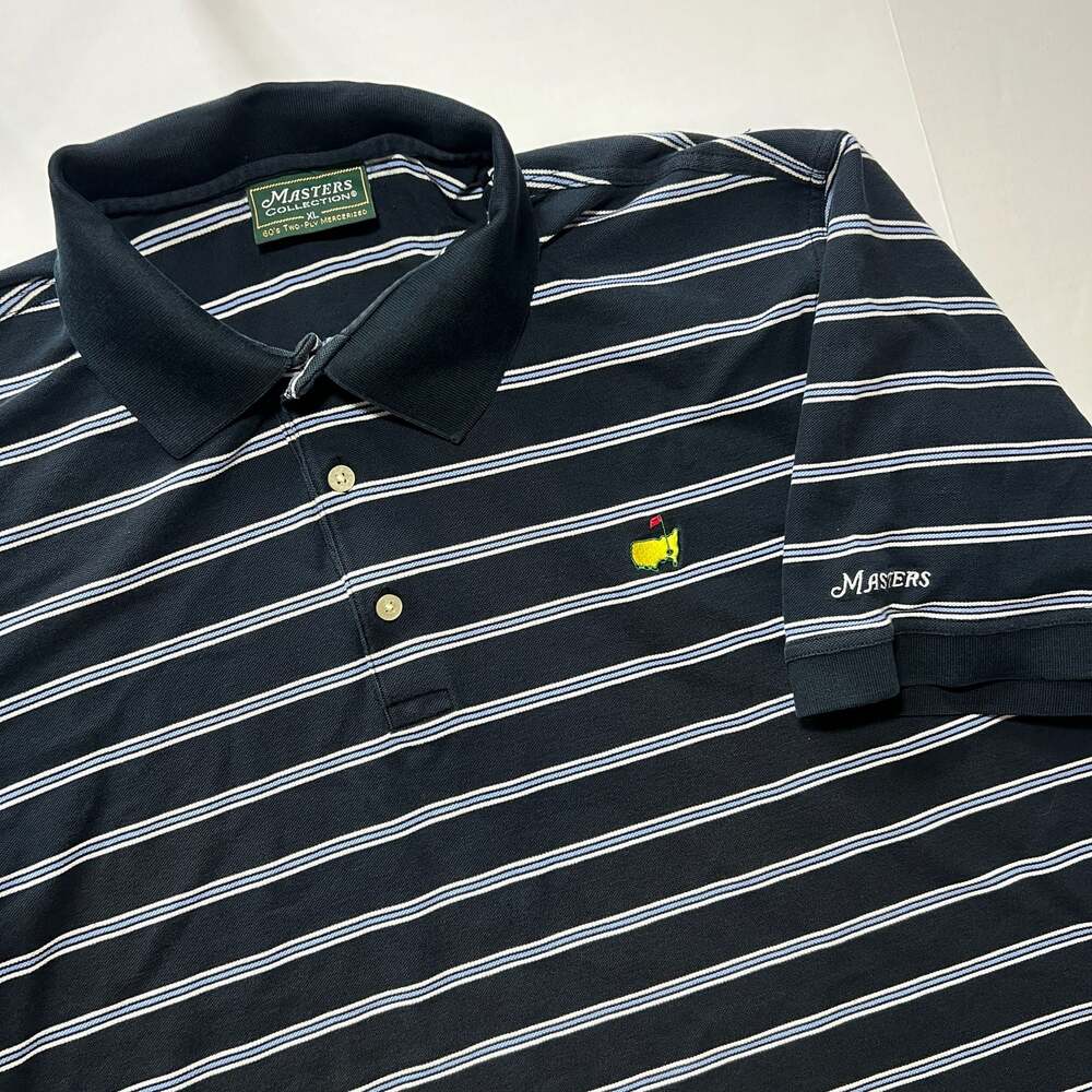 Masters Collection Men's XL Striped Golf Polo Shirt